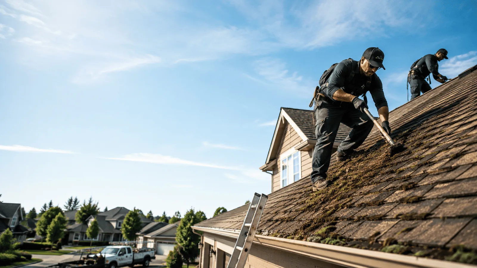Roof Moss Removal in Manhattan Beach, CA near me
